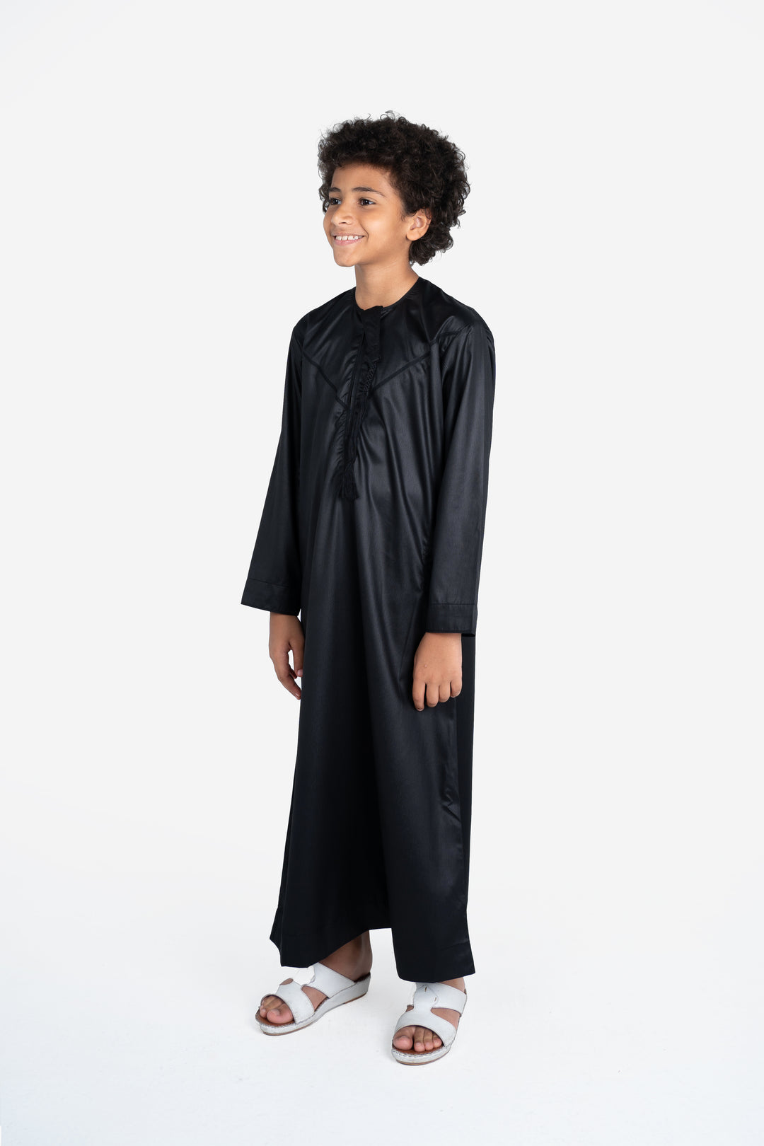 Kids Emirati Thobe- Black