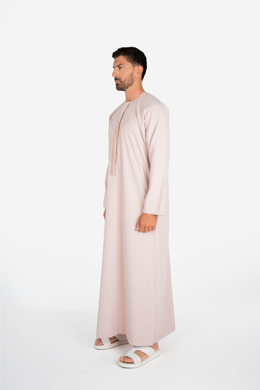 Basics Emirati Thobe- Soft Pink