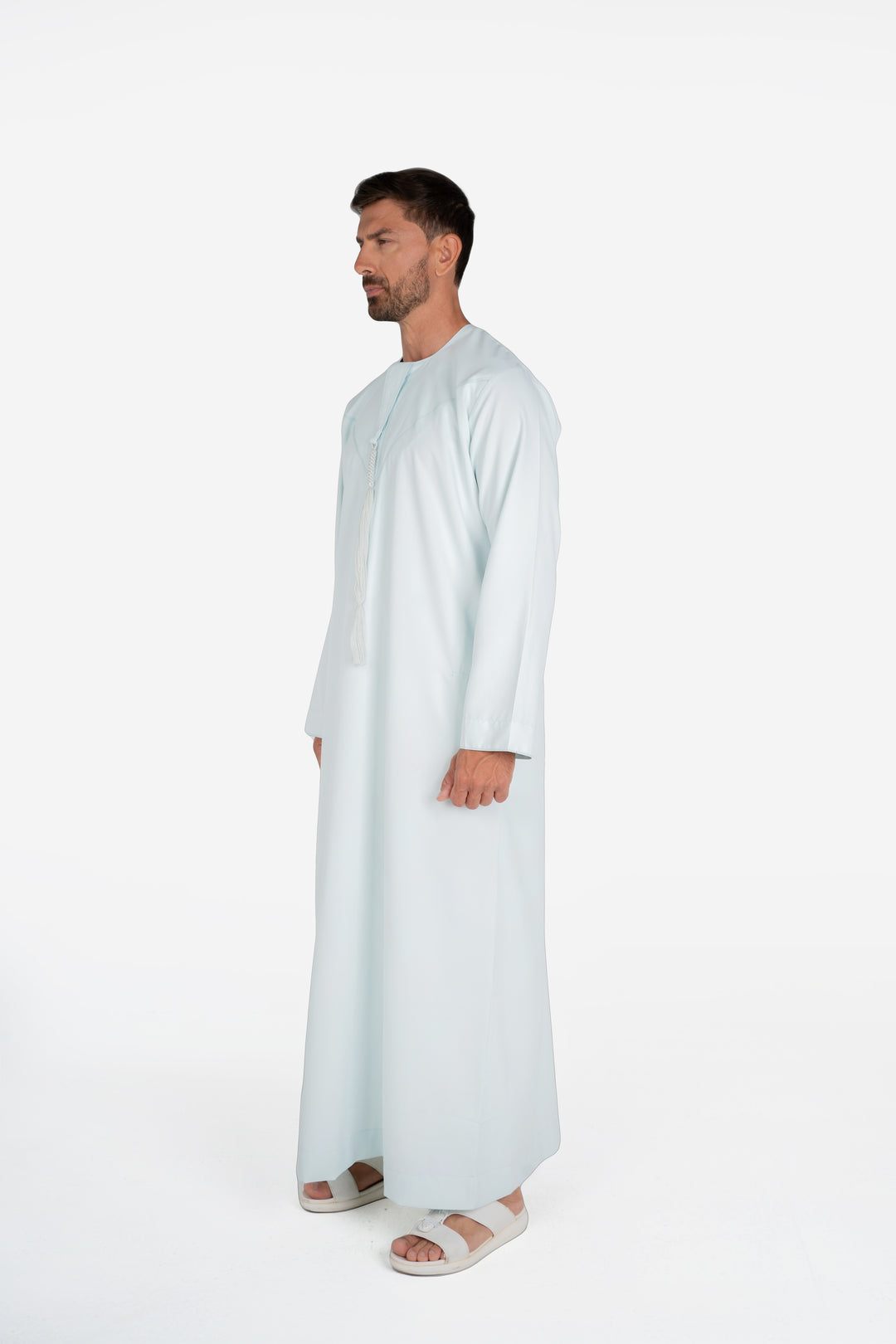 Basics Emirati Thobe- Ice Green