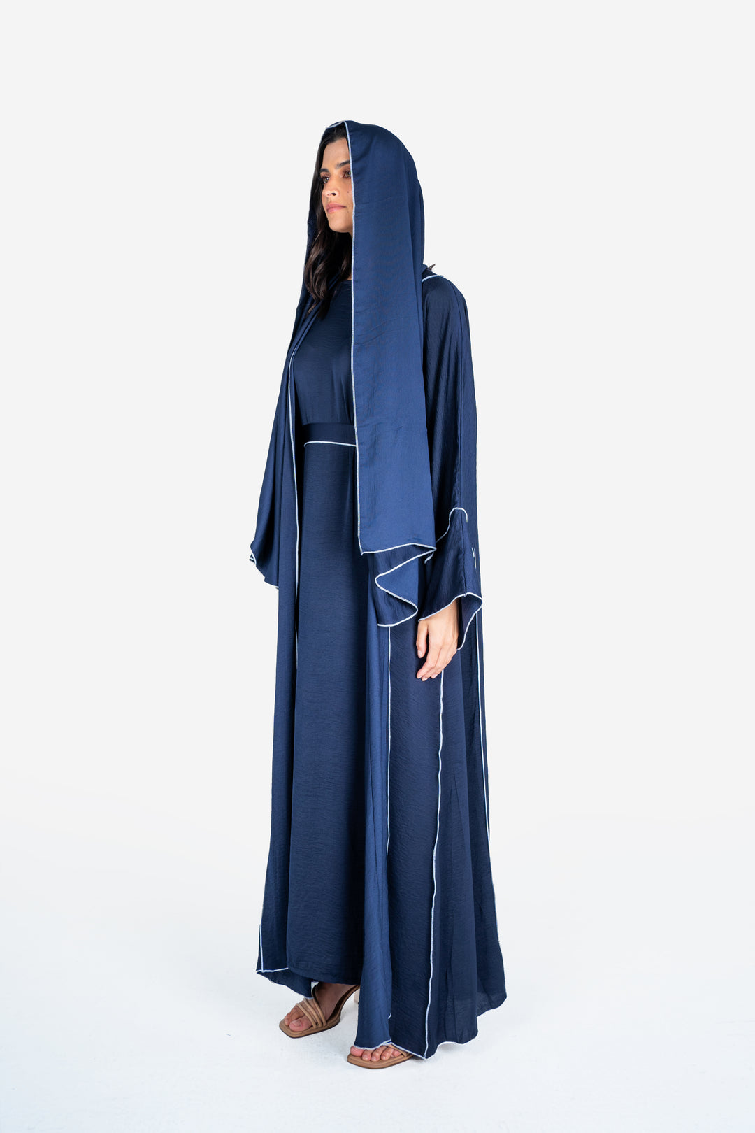 Basics Abaya- Navy