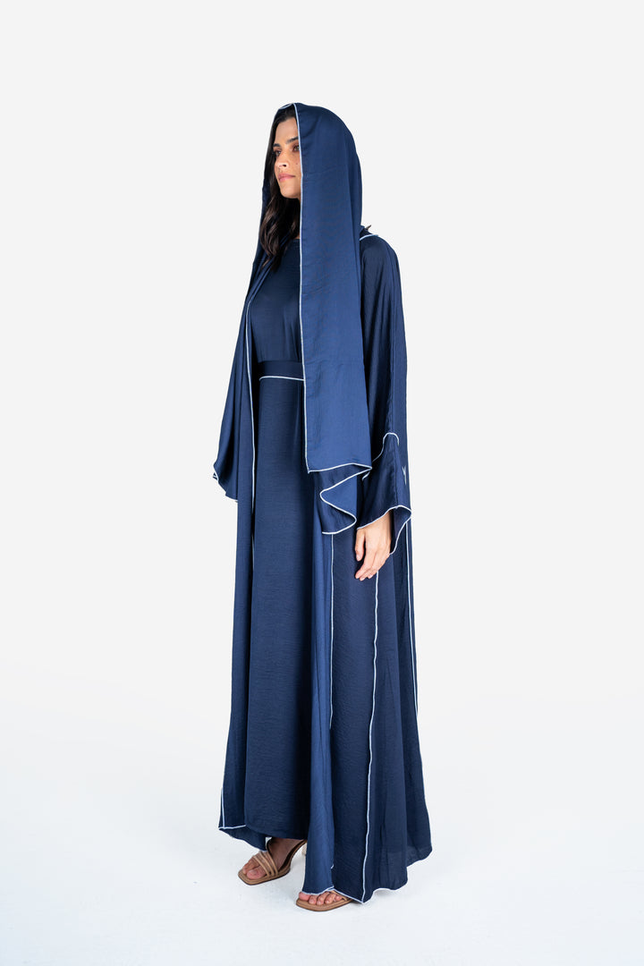 Basics Abaya- Navy