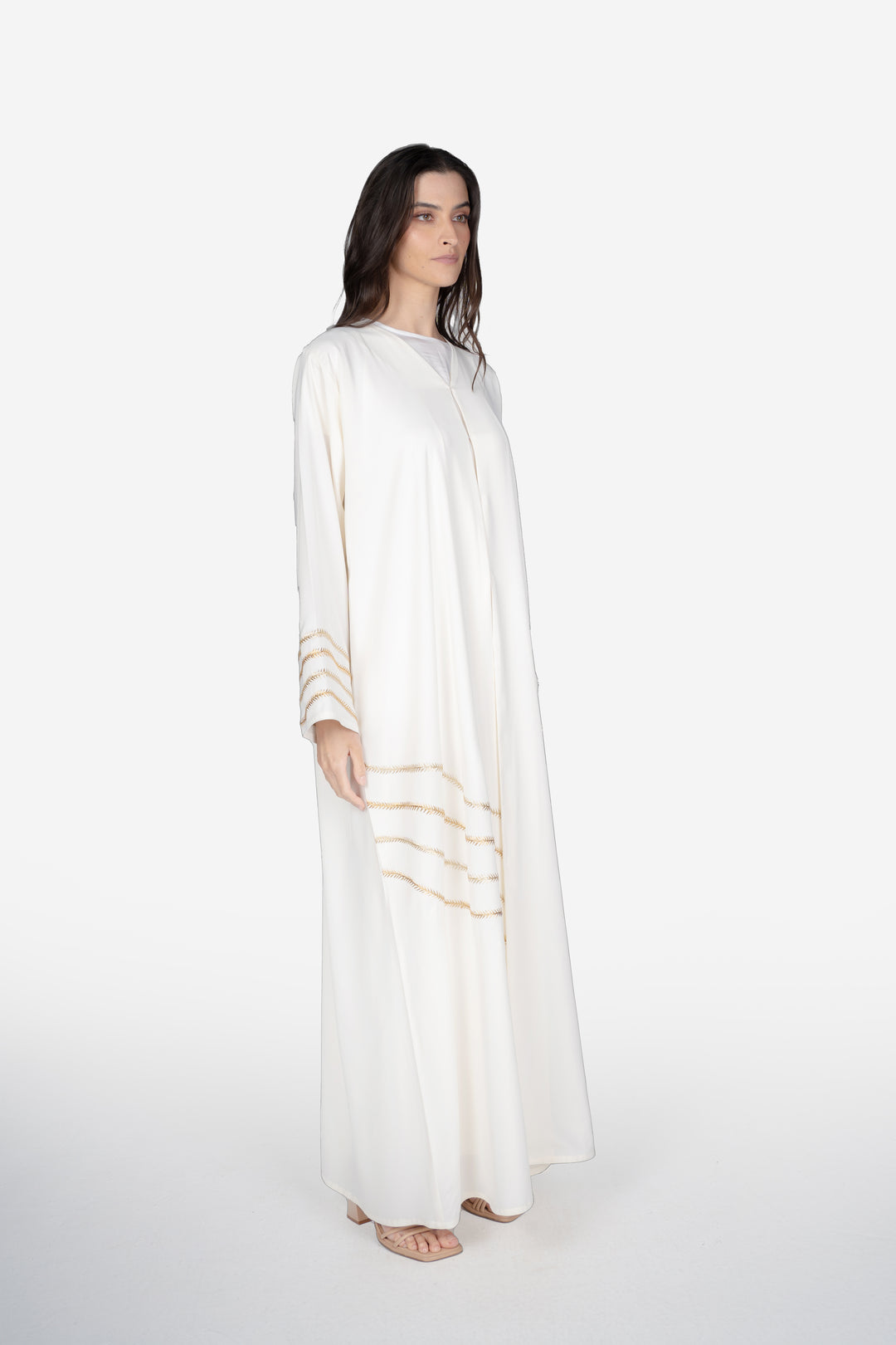 The Ivory Elegance Abaya SS24
