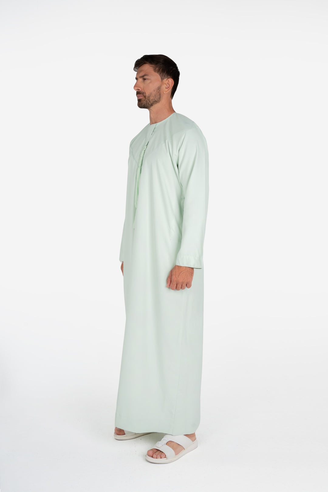 Basics Emirati Thobe- Mint Green