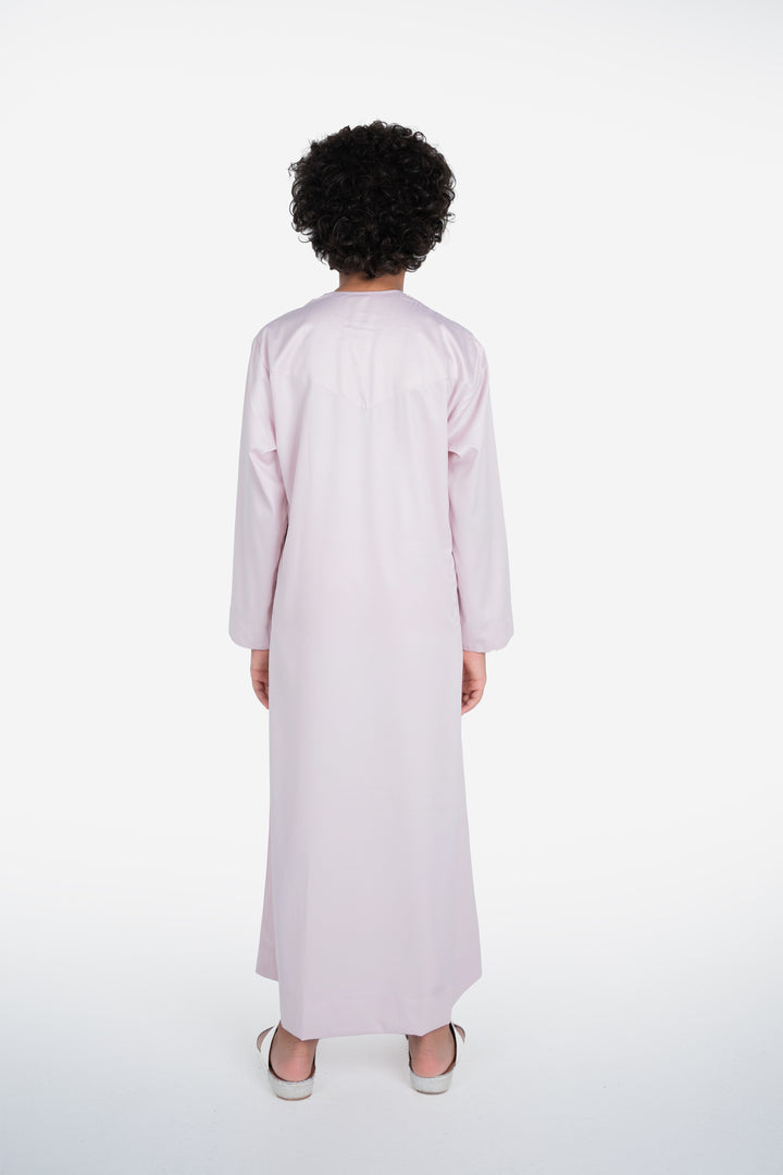 Kids Emirati Thobe- Light Pink