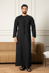 Basics Emirati Thobe- Black