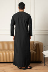Basics Emirati Thobe- Black