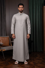 Qatari Thobe- Savoy Grey