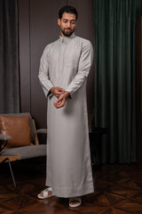 Qatari Thobe- Savoy Grey