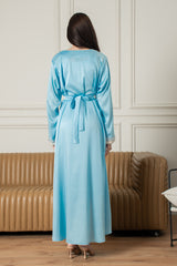 Yasmine Djellaba- Baby Blue