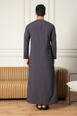 Essentials Emirati Thobe- Slate Grey